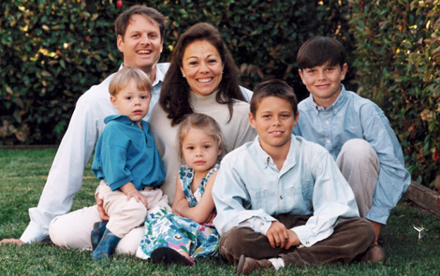 John and Eileen Donahoe with their four children when they were young.