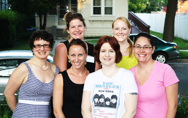 Lean In Northern Lights meets on the second Wednesday of every month in Minneapolis. Photo by Erika Cashin (below).